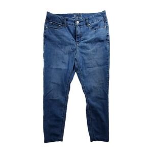 Seven Jeans Womens Size 16 Blue Tummyless Highrise Skinny